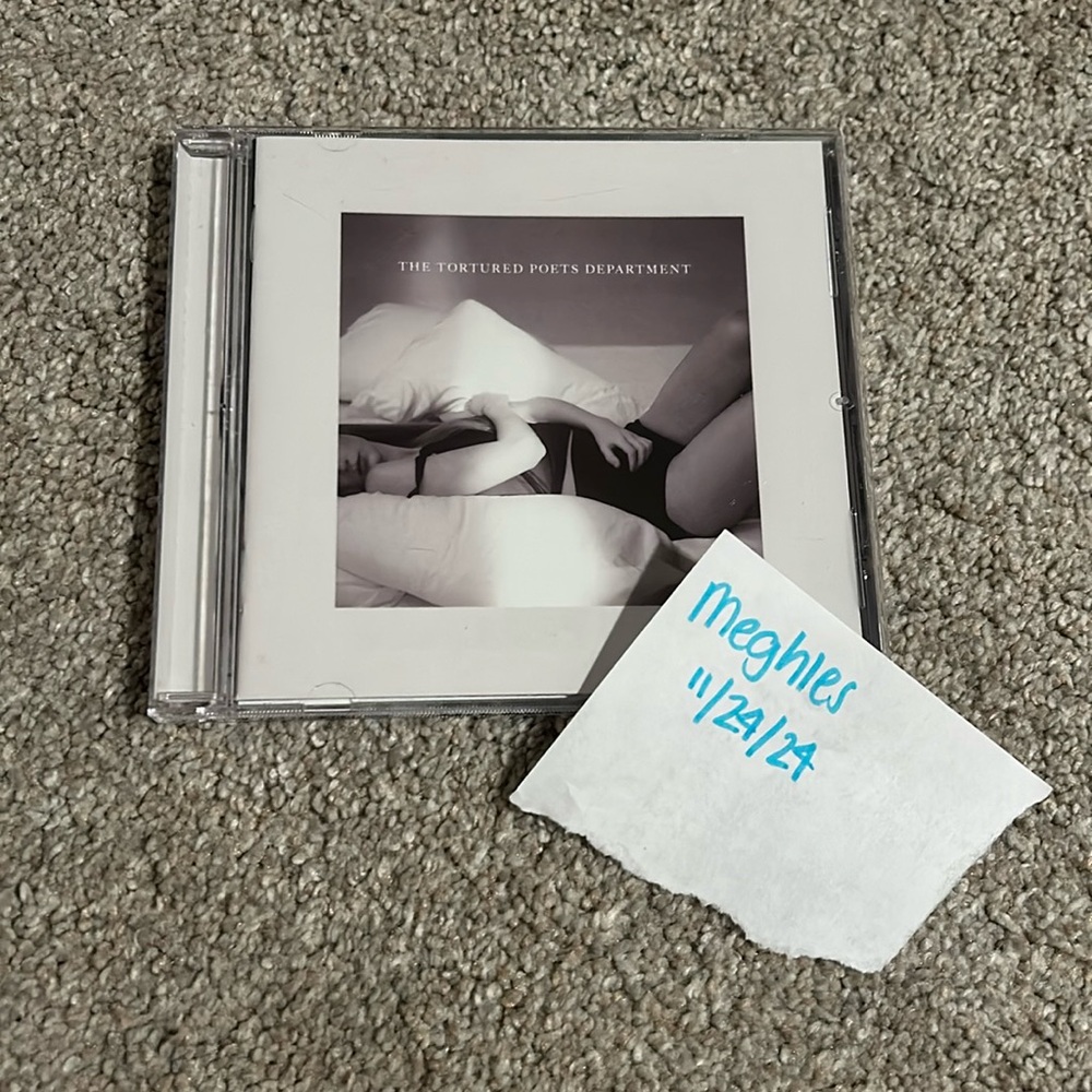 Signed The Tortured Poets Department CD